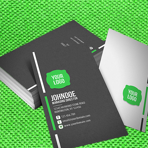 Suede Business Cards